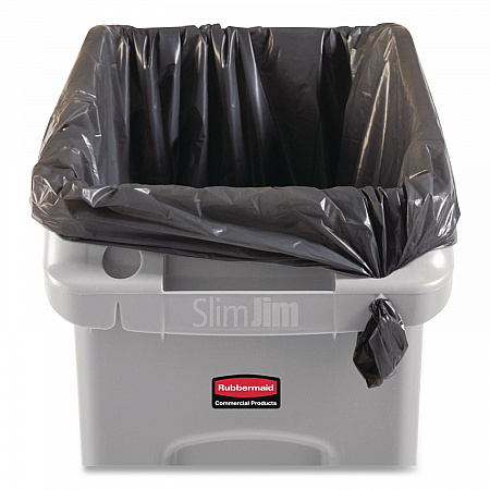 Slim Jim Under-Counter Container, 13 gal, Polyethylene, Gray (2026695)