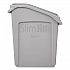 Slim Jim Under-Counter Container, 13 gal, Polyethylene, Gray (2026695)
