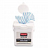Disposable Microfiber Charging Bucket, 7.92 x 7.75 x 7.44, White, 4/Carton (2135007)