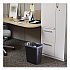 Fiberglass Wastebasket, 7 gal, Fiberglass, Black (254300BK)
