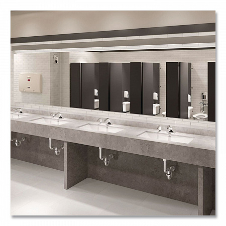 One Shot Soap Dispenser - Touch Free, Liquid, 800 mL/1,600 mL, 9.75 x 13.75 x 2.88, Polished Chrome, 4/Carton (402241CT)