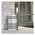 Classics Perforated Open Top Receptacle, 51 gal, Steel, Black (S55ETBK)