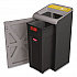 Configure Indoor Recycling Waste Receptacle, Organic Waste, 23 gal, Metal, Gray (1961627)