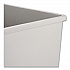 Untouchable Square Waste Receptacle, 50 gal, Plastic, Gray (3959GRA)