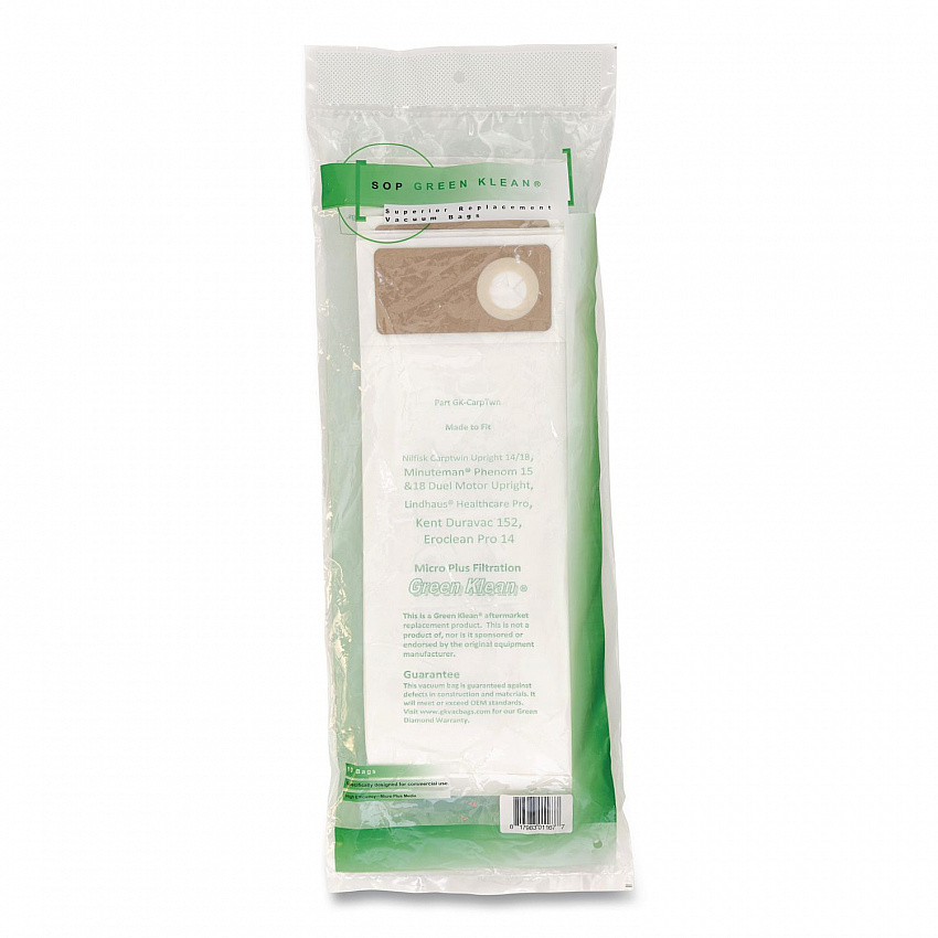GK-CarpTwn Replacement Bag, 10 Bags/Pack, 10 Packs/Carton (GKCARPTWN)