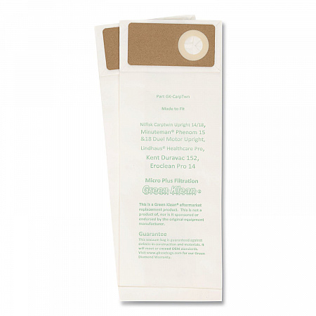GK-CarpTwn Replacement Bag, 10 Bags/Pack, 10 Packs/Carton (GKCARPTWN)