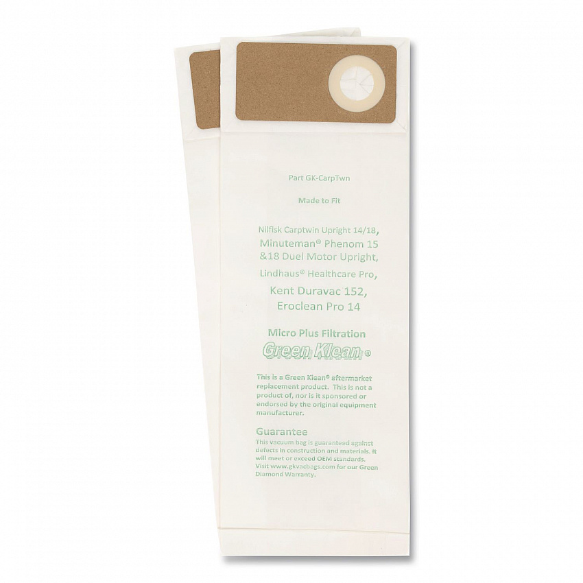 GK-CarpTwn Replacement Bag, 10 Bags/Pack, 10 Packs/Carton (GKCARPTWN)