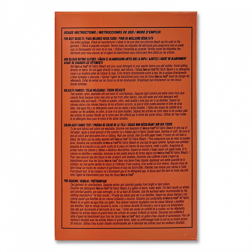 Color Safe Powder Bleach Vend Pack, 1 Load Box, 100/Carton (2979697)