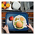 Compostable Molded Fiber Dinnerware, ProPlanet Seal, 3-Compartment Plate, 10.2