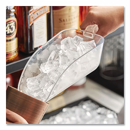 Bouncer Bar/Utility Scoop, 32 oz, Plastic, Clear (2884CLE)