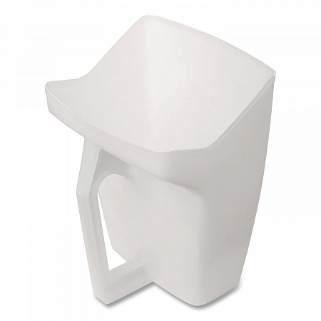 Bouncer Bar/Utility Scoop, 64 oz, Plastic, White (2885WHI)