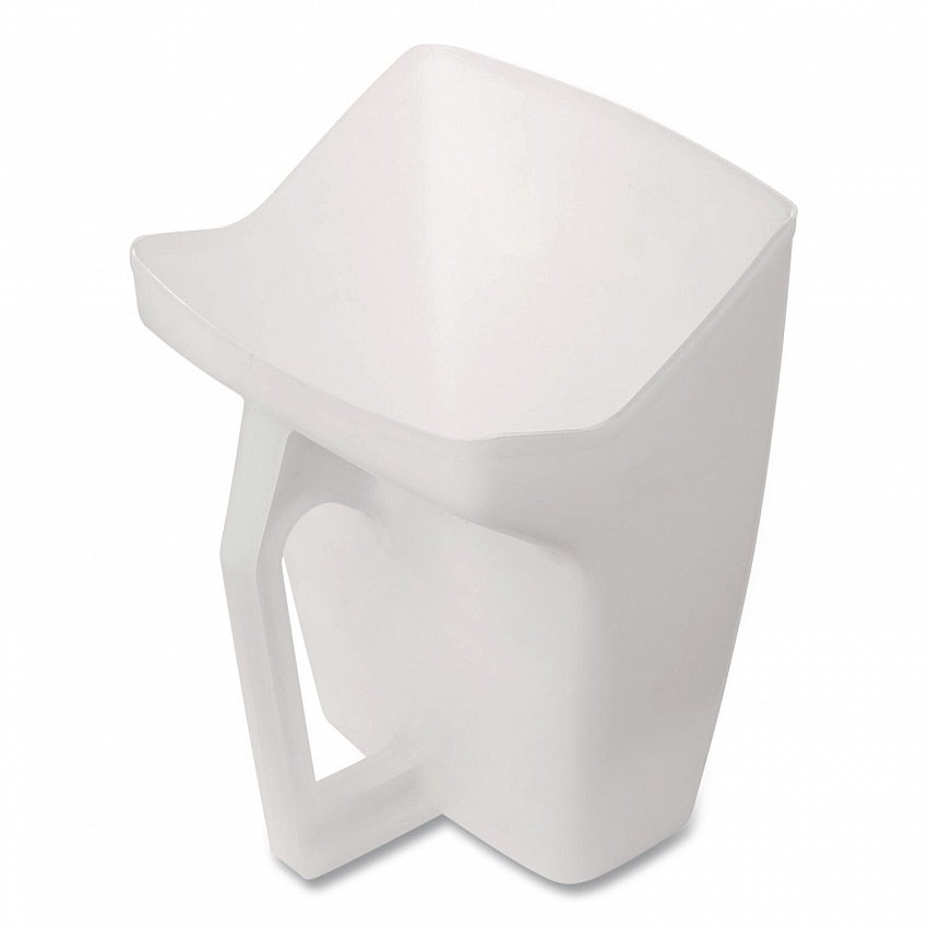 Bouncer Bar/Utility Scoop, 64 oz, Plastic, White (2885WHI)