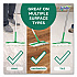 Sweep and Mop 2-in-1 Dry + Wet Floor Mopping and Sweeping Kit, 12.4 x 2.95 Mop Head, Silver Plastic Handle (16516KT)