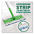 Sweep and Mop 2-in-1 Dry + Wet Floor Mopping and Sweeping Kit, 12.4 x 2.95 Mop Head, Silver Plastic Handle (16516KT)