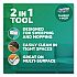 Sweep and Mop 2-in-1 Dry + Wet Floor Mopping and Sweeping Kit, 12.4 x 2.95 Mop Head, Silver Plastic Handle, 6/Carton (16516CT)