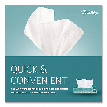 White Facial Tissue for Business, Pop-Up Box, 2-Ply, 90 Sheets/Box, 36 Boxes/Carton (21400)