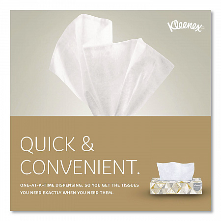 White Facial Tissue, Pop-Up Box, 2-Ply, 125 Sheets/Box (21606BX)