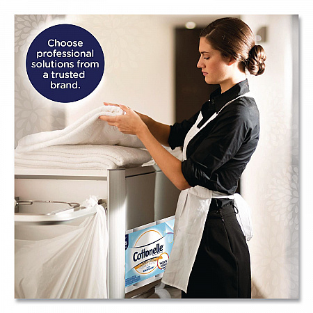 Clean Care Bathroom Tissue, Septic Safe, 1-Ply, White, 170 Sheets/Roll, 12 Rolls/Pack (12456PK)