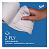 Essential Standard Roll Bathroom Tissue for Business, Septic Safe, 2-Ply, White, 550 Sheets/Roll (04460RL)