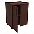 Mobile Refreshment Center, Engineered Wood, 3 Shelves, 23