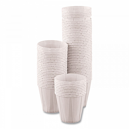 Paper Portion Cups, ProPlanet Seal, 3.5 oz White, 100/Pack (450PK)