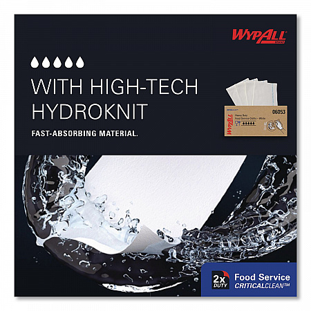 X50 Foodservice Towels, 1/4 Fold, 23.5 x 12.5, White, 200/Carton (06053)