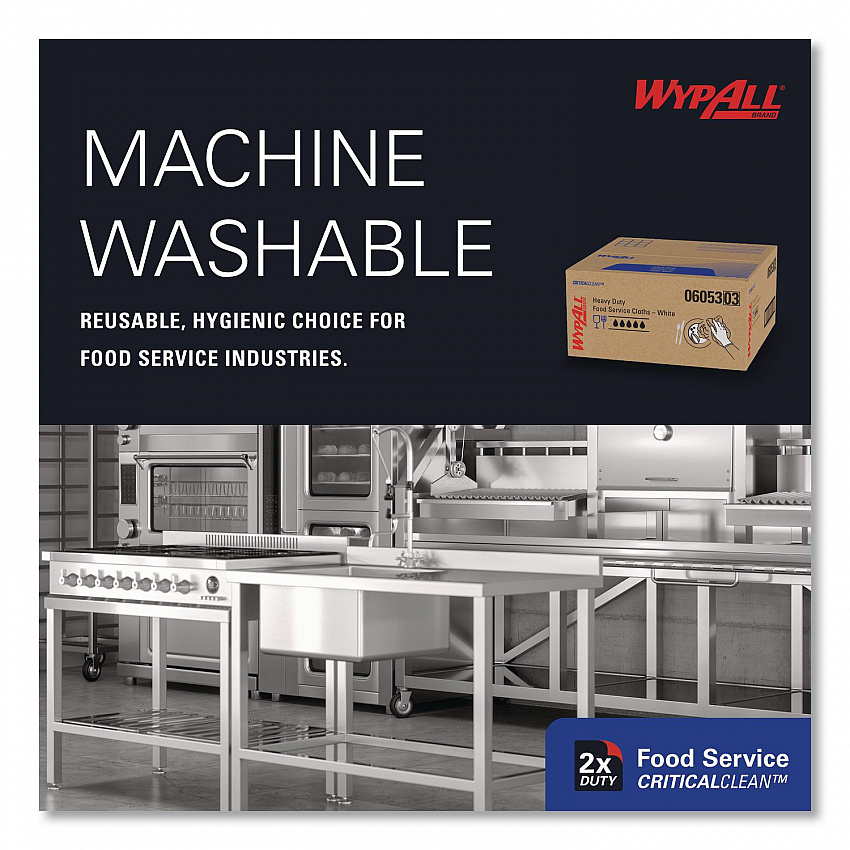 X50 Foodservice Towels, 1/4 Fold, 23.5 x 12.5, White, 200/Carton (06053)