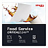 X50 Foodservice Towels, 1/4 Fold, 23.5 x 12.5, White, 200/Carton (06053)