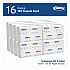 C-Fold Paper Towels, 1 Ply, 10.13 x 13.15, White, 150/Pack, 16 Packs/Carton (01500)