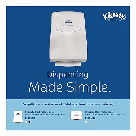 C-Fold Paper Towels, 1 Ply, 10.13 x 13.15, White, 150/Pack, 16 Packs/Carton (01500)