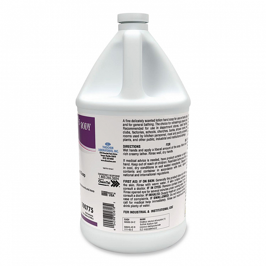 HEXABOR Delicately Scented Lotion Hand Soap, 1 gal Bottle, 4/Carton (775)