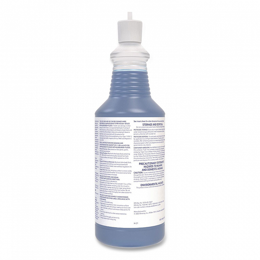 Crew Neutral Non-Acid Bowl and Bathroom Disinfectant, Fresh Scent, 32 oz Squeeze Bottle, 12/Carton (100925283)