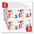 L20 Towels, 1/4 Fold, 4-Ply, 12.5 x 12 Unscented, White, 68/Pack, 12 Packs/Carton (47022)