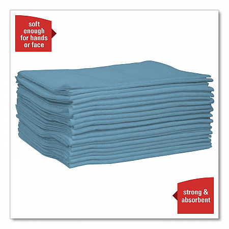 L40 Wiper, 1/4 Fold, Blue, 12.5 x 12, 56/Box, 12 Boxes/Carton (05776)