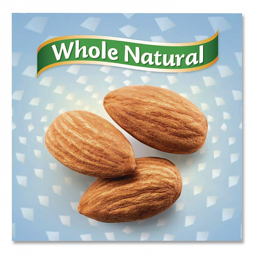 Whole Natural Almonds, Snack Size, 4 oz Bag, 12 Bags/Box (BLU11025)