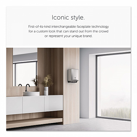 ICON Faceplate for Automatic Roll Towel Dispenser, 14.06