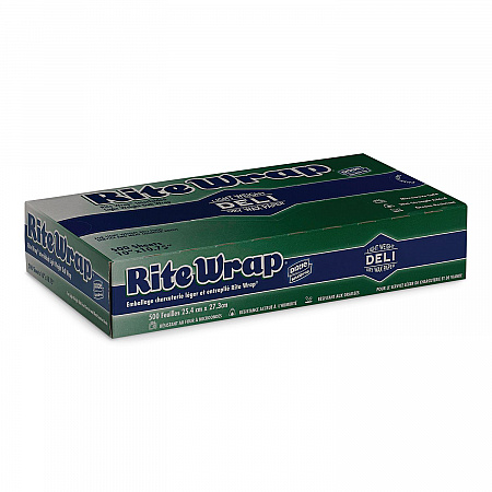 Rite-Wrap Dry Wax Lightweight Deli Paper, 10 x 10.75, 500 Sheets/Pack, 12 Packs/Carton (RW106)