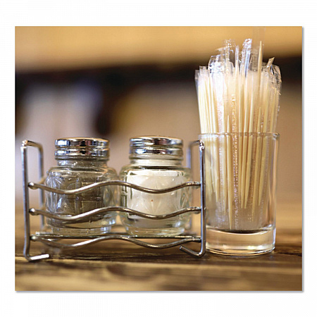 Individually Wrapped Round Wood Mint Toothpicks, 4