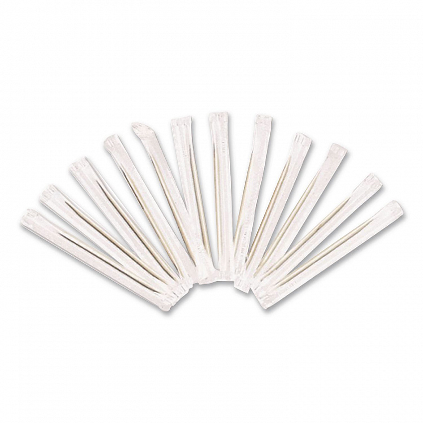 Round Wood Toothpicks, Natural, 12,000/Carton (431409)