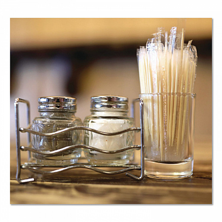 Round Wood Toothpicks, Natural, 12,000/Carton (431409)