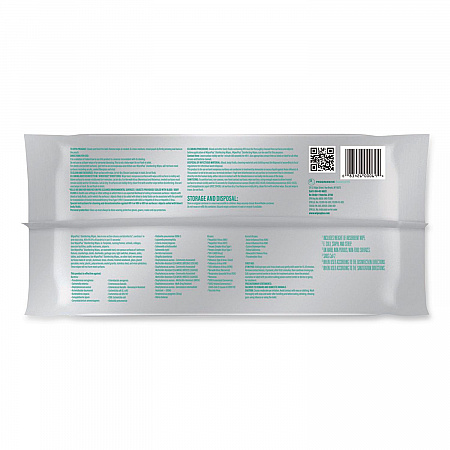 WipesPlus Disinfecting Surface Wipes, Flat Pack, 1-Ply, 7 x 8, Lemon Scent, White (37701EA)