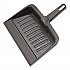 Heavy-Duty Plastic Dust Pan, 12 x 12, Black (700EA)