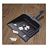 Heavy-Duty Plastic Dust Pan, 12 x 12, Black (700EA)