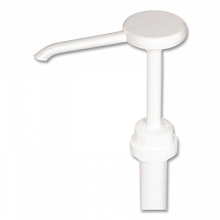 Economy Plastic Dispensing Pump, 38 mm cap fits 1 gal Bottles, White (904DZ)
