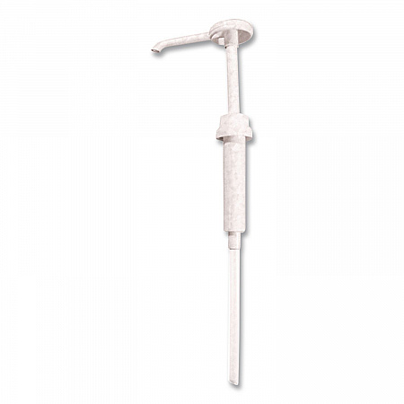 Economy Plastic Dispensing Pump, 38 mm cap fits 1 gal Bottles, White (904DZ)