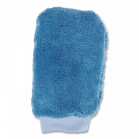 Microfiber Mitt without Thumb, Blue, 5