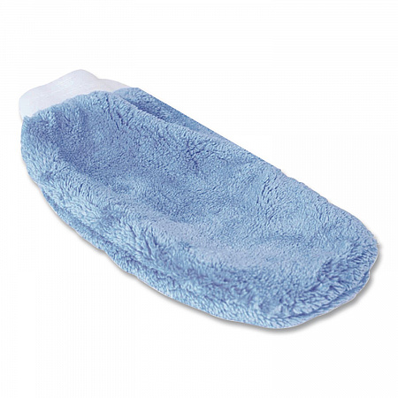 Microfiber Mitt without Thumb, Blue, 5