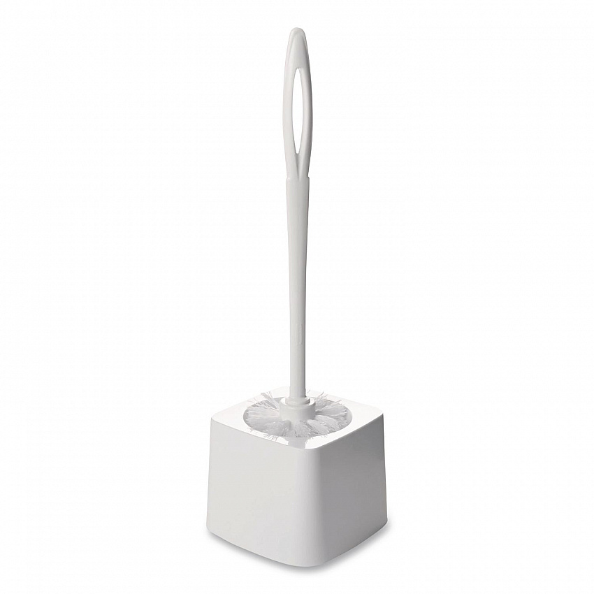 Commercial-Grade Toilet Bowl Brush, 10" Handle, White (631000WE)