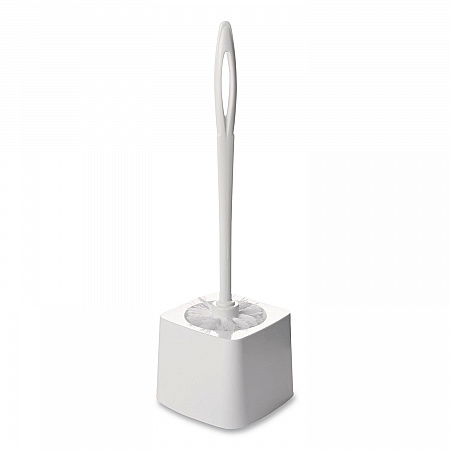 Commercial-Grade Toilet Bowl Brush Holder, White (631100WE)