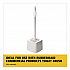 Commercial-Grade Toilet Bowl Brush Holder, White (631100WE)